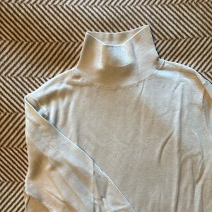 Frame silk turtleneck sweater